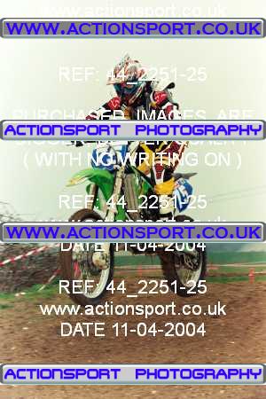 Photo: 44_2251-25 ActionSport Photography 11/04/2004 YMSA Poole & Parkstone MC - Martinstown _3_125Seniors #75