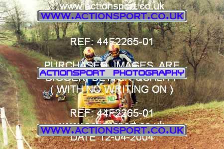 Photo: 44F2265-01 ActionSport Photography 12/04/2004 ACU Frome & District MC - Asham Woods  _3_Sidecars