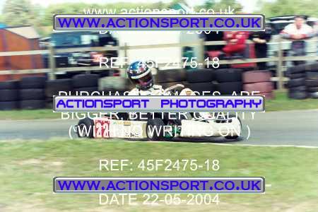 Photo: 45F2475-18 ActionSport Photography 22/05/2004 Camberley Kart Club - Blackbushe _4_JuniorRotax #22