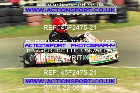 Photo: 45F2475-21 ActionSport Photography 22/05/2004 Camberley Kart Club - Blackbushe _4_JuniorRotax #98