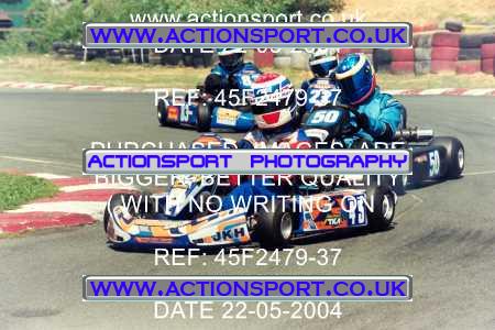 Photo: 45F2479-37 ActionSport Photography 22/05/2004 Camberley Kart Club - Blackbushe _2_JuniorTKM #45