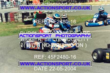 Photo: 45F2480-16 ActionSport Photography 22/05/2004 Camberley Kart Club - Blackbushe _2_JuniorTKM #45