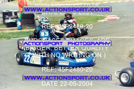 Photo: 45F2480-20 ActionSport Photography 22/05/2004 Camberley Kart Club - Blackbushe _2_JuniorTKM #83