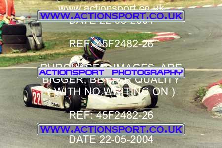 Photo: 45F2482-26 ActionSport Photography 22/05/2004 Camberley Kart Club - Blackbushe _4_JuniorRotax #22