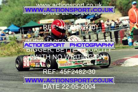 Photo: 45F2482-30 ActionSport Photography 22/05/2004 Camberley Kart Club - Blackbushe _4_JuniorRotax #98