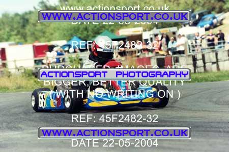 Photo: 45F2482-32 ActionSport Photography 22/05/2004 Camberley Kart Club - Blackbushe _4_JuniorRotax #66