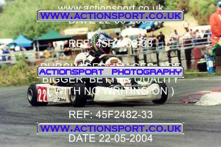 Photo: 45F2482-33 ActionSport Photography 22/05/2004 Camberley Kart Club - Blackbushe _4_JuniorRotax #22