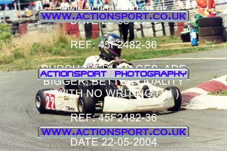 Photo: 45F2482-36 ActionSport Photography 22/05/2004 Camberley Kart Club - Blackbushe _4_JuniorRotax #22
