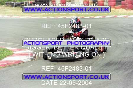 Photo: 45F2483-01 ActionSport Photography 22/05/2004 Camberley Kart Club - Blackbushe _4_JuniorRotax #31