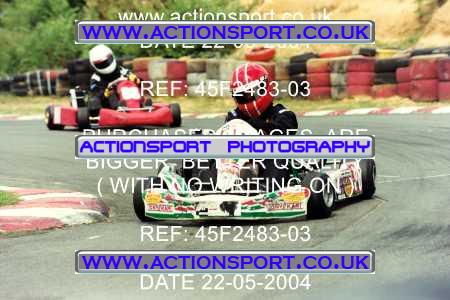 Photo: 45F2483-03 ActionSport Photography 22/05/2004 Camberley Kart Club - Blackbushe _4_JuniorRotax #98