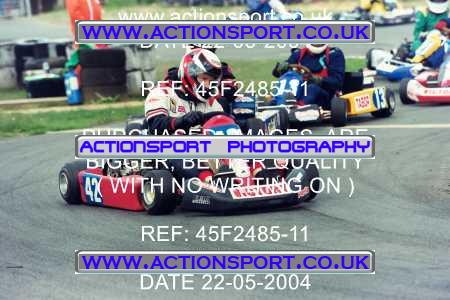 Photo: 45F2485-11 ActionSport Photography 22/05/2004 Camberley Kart Club - Blackbushe _6_FormulaBlue #42
