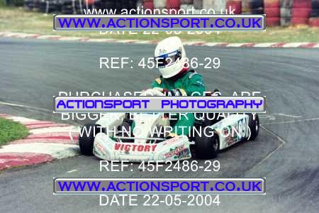 Photo: 45F2486-29 ActionSport Photography 22/05/2004 Camberley Kart Club - Blackbushe _6_FormulaBlue #99
