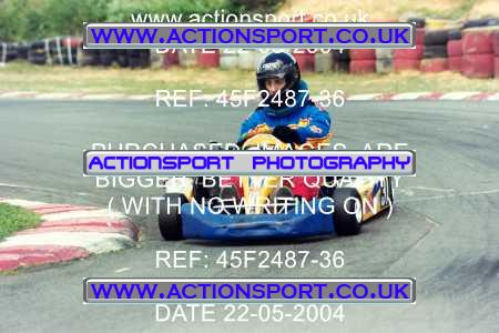 Photo: 45F2487-36 ActionSport Photography 22/05/2004 Camberley Kart Club - Blackbushe _7_SeniorRotax #31