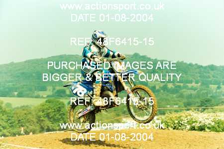 Photo: 48F6415-15 ActionSport Photography 01/08/2004 Severn Valley SSC All British - Brookthorpe _6_Senior125cc #78