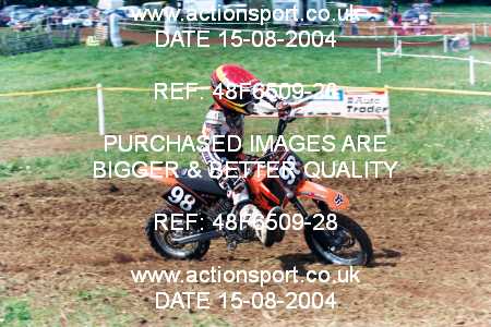 Photo: 48F6509-28 ActionSport Photography 15/08/2004 Moredon MX Aces of Motocross - Farleigh Castle _6_65s #98