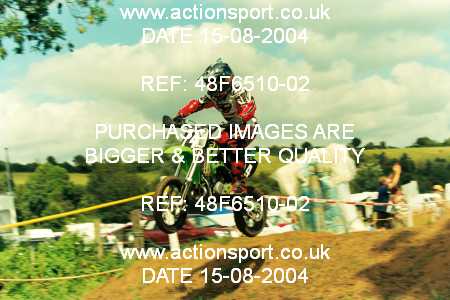 Photo: 48F6510-02 ActionSport Photography 15/08/2004 Moredon MX Aces of Motocross - Farleigh Castle _6_65s #74
