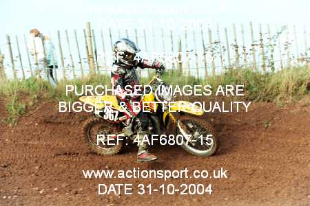 Photo: 4AF6807-15 ActionSport Photography 31/10/2004 AMCA Polesworth MXC - Stipers Hill _3_Inters #367