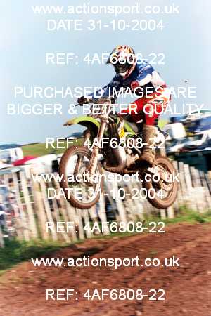 Photo: 4AF6808-22 ActionSport Photography 31/10/2004 AMCA Polesworth MXC - Stipers Hill _3_Inters #336
