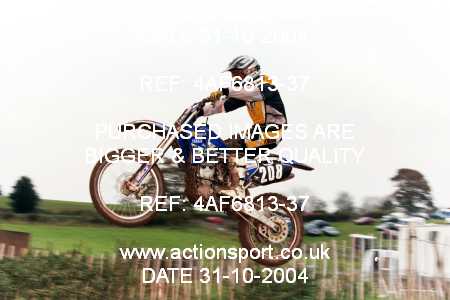 Photo: 4AF6813-37 ActionSport Photography 31/10/2004 AMCA Polesworth MXC - Stipers Hill _7_250-750Juniors #208