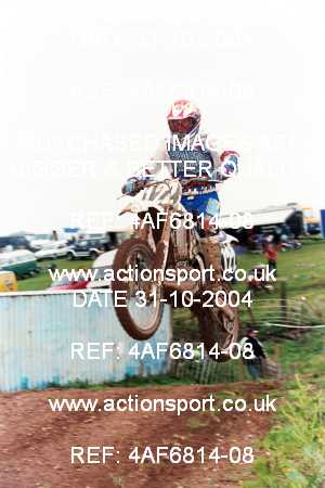 Photo: 4AF6814-08 ActionSport Photography 31/10/2004 AMCA Polesworth MXC - Stipers Hill _7_250-750Juniors #122