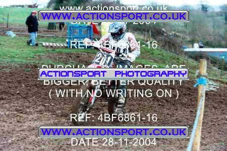 Photo: 4BF6861-16 ActionSport Photography 28/11/2004 AMCA Dursley MXC - Nympsfield _4_Inters #201