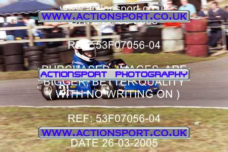 Photo: 53F07056-04 ActionSport Photography 26/03/2005 Camberley Kart Club - Blackbushe _1_Cadets #21