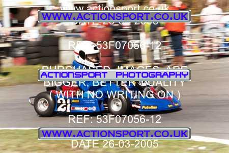 Photo: 53F07056-12 ActionSport Photography 26/03/2005 Camberley Kart Club - Blackbushe _1_Cadets #21