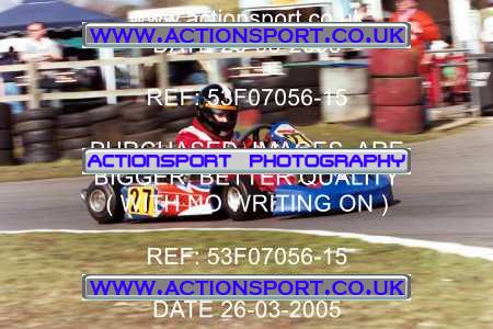 Photo: 53F07056-15 ActionSport Photography 26/03/2005 Camberley Kart Club - Blackbushe _2_JuniorsTKM #27