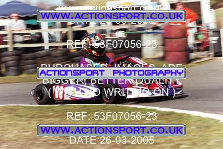 Photo: 53F07056-23 ActionSport Photography 26/03/2005 Camberley Kart Club - Blackbushe _3_MiniMax #66