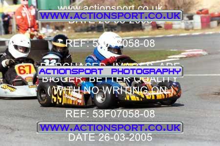 Photo: 53F07058-08 ActionSport Photography 26/03/2005 Camberley Kart Club - Blackbushe _1_Cadets #99