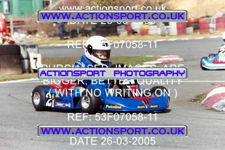 Photo: 53F07058-11 ActionSport Photography 26/03/2005 Camberley Kart Club - Blackbushe _1_Cadets #21