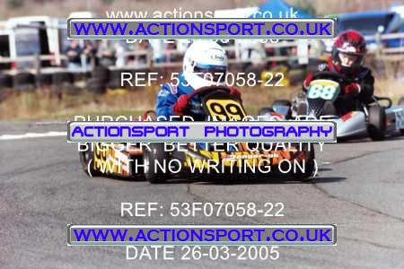 Photo: 53F07058-22 ActionSport Photography 26/03/2005 Camberley Kart Club - Blackbushe _1_Cadets #99