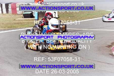 Photo: 53F07058-31 ActionSport Photography 26/03/2005 Camberley Kart Club - Blackbushe _1_Cadets #99