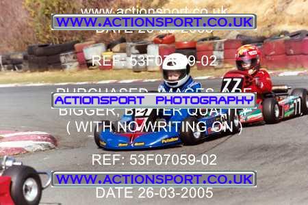 Photo: 53F07059-02 ActionSport Photography 26/03/2005 Camberley Kart Club - Blackbushe _1_Cadets #21
