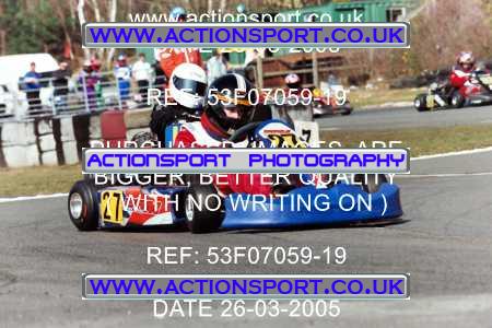 Photo: 53F07059-19 ActionSport Photography 26/03/2005 Camberley Kart Club - Blackbushe _2_JuniorsTKM #27