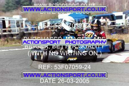 Photo: 53F07059-24 ActionSport Photography 26/03/2005 Camberley Kart Club - Blackbushe _2_JuniorsTKM #27