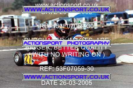 Photo: 53F07059-30 ActionSport Photography 26/03/2005 Camberley Kart Club - Blackbushe _2_JuniorsTKM #27