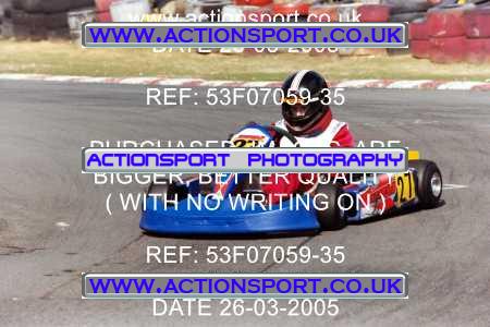 Photo: 53F07059-35 ActionSport Photography 26/03/2005 Camberley Kart Club - Blackbushe _2_JuniorsTKM #27