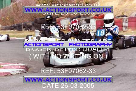 Photo: 53F07062-33 ActionSport Photography 26/03/2005 Camberley Kart Club - Blackbushe _5_RotaxMax #61