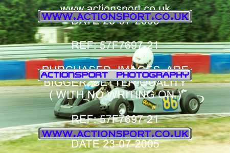 Photo: 57F7697-21 ActionSport Photography 23/07/2005 F6 Karting - Clay Pigeon _2_JunTKM4Stroke #86
