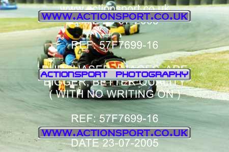 Photo: 57F7699-16 ActionSport Photography 23/07/2005 F6 Karting - Clay Pigeon _1_Cadets #55