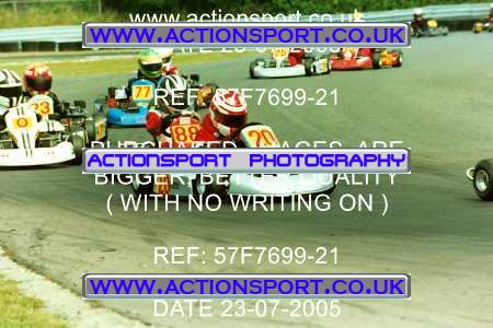 Photo: 57F7699-21 ActionSport Photography 23/07/2005 F6 Karting - Clay Pigeon _1_Cadets #20