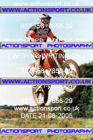 Photo: 58_7858-29 ActionSport Photography 21/08/2005 AMCA Warsop MCC - Wigsley _4_125JuniorsOver18 #199