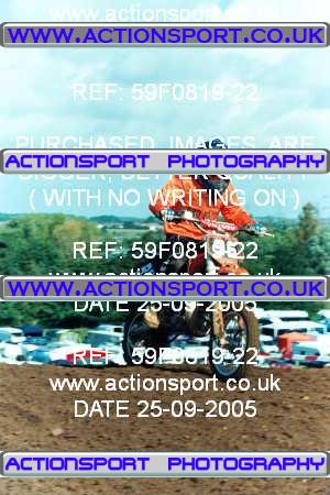 Photo: 59F0819-22 ActionSport Photography 25/09/2005 Portsmouth MXC - Culham _3_65s #96