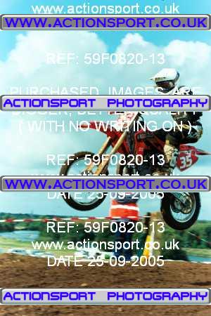 Photo: 59F0820-13 ActionSport Photography 25/09/2005 Portsmouth MXC - Culham _4_SW85s #35