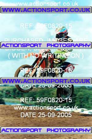Photo: 59F0820-15 ActionSport Photography 25/09/2005 Portsmouth MXC - Culham _4_SW85s #83