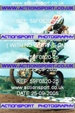 Photo: 59F0820-25 ActionSport Photography 25/09/2005 Portsmouth MXC - Culham _4_SW85s #71