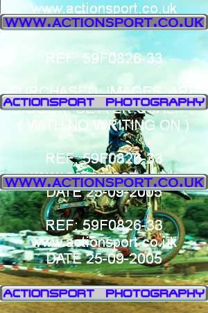 Photo: 59F0826-33 ActionSport Photography 25/09/2005 Portsmouth MXC - Culham _5_BW85s #144