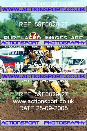 Photo: 59F0829-27 ActionSport Photography 25/09/2005 Portsmouth MXC - Culham _7_AMX #58