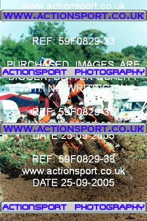 Photo: 59F0829-33 ActionSport Photography 25/09/2005 Portsmouth MXC - Culham _7_AMX #31